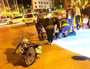 Konya’da Trafik Kazası: Motosiklet Sürücüsü Yaralandı