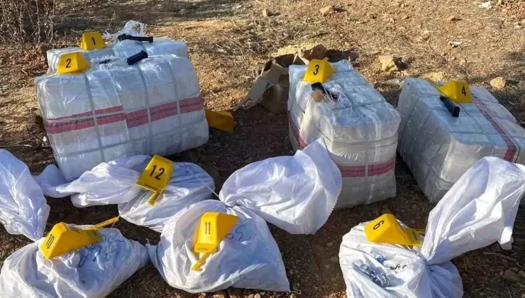 Konya’da Yol Kenarında Binlerce Silah Parçası Bulundu