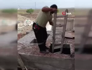 Köpek İnşaatta Kurtarıldı