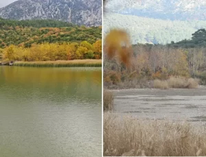 Kovada Gölü’nde Kuraklık Tehlikesi: Seyir Terası Göl Manzarasız Kaldı