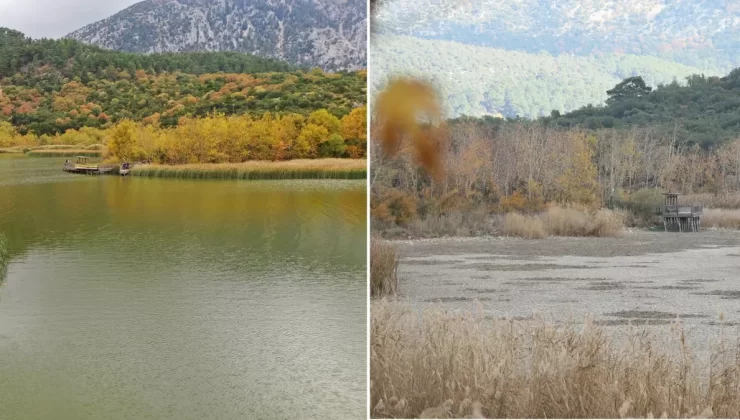 Kovada Gölü’nde Kuraklık Tehlikesi: Seyir Terası Göl Manzarasız Kaldı