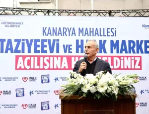 Küçükçekmece’de 4. Halk Market ve Taziyeevi Hizmete Açıldı