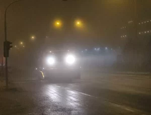 Kulu’da Sis Ulaşımı Olumsuz Etkiledi