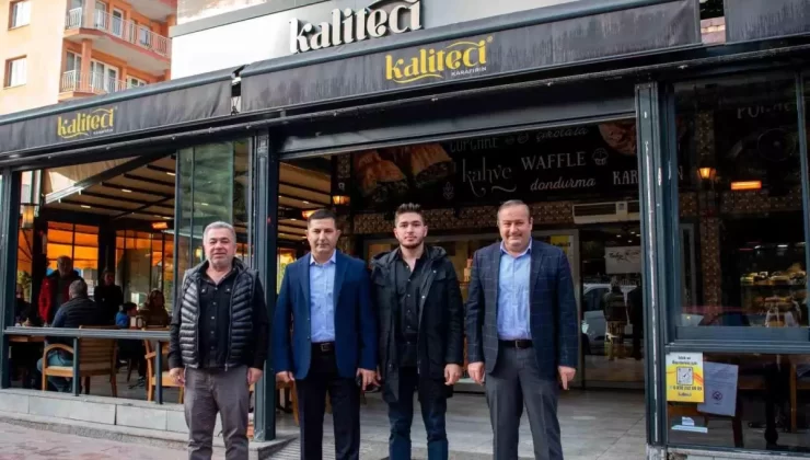 Kuşadası Belediye Başkanı, Trafik Kazasında Maddi Zarar Gören İşletmeyi Ziyaret Etti