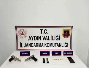 Kuşadası’nda Şüpheli Şahıstan İki Tabanca Ele Geçirildi