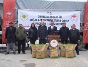 Kütahya’da Çiftçilere Tohum Desteği