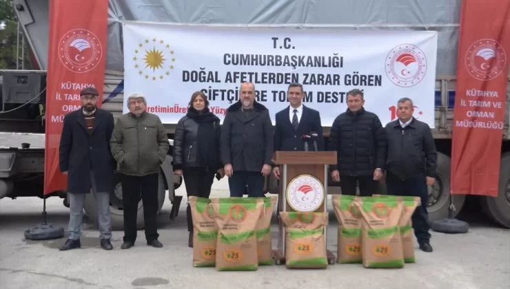 Kütahya’da Çiftçilere Tohum Desteği