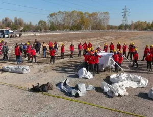 Kütahya’da Deprem Tatbikatı