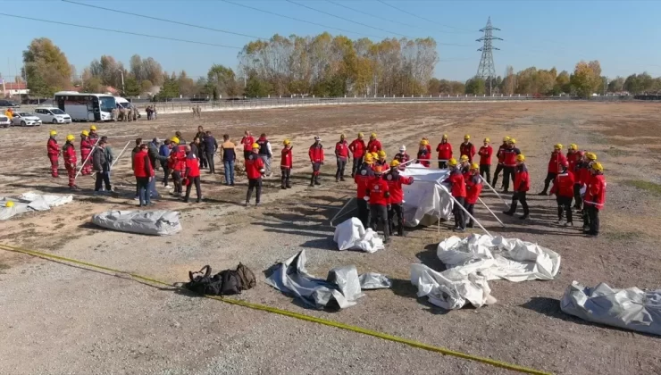 Kütahya’da Deprem Tatbikatı
