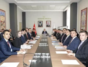 Kütahya’da Vali Işın’dan Kaymakamlar Toplantısı