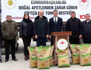 Kütahya’dan Afet Zararında Tohum Desteği