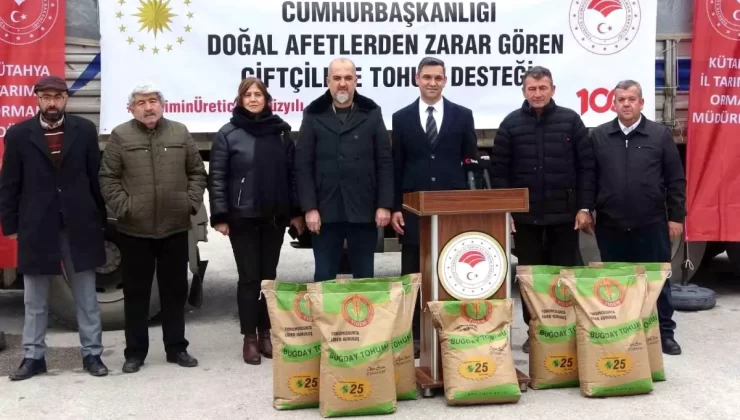 Kütahya’dan Afet Zararında Tohum Desteği