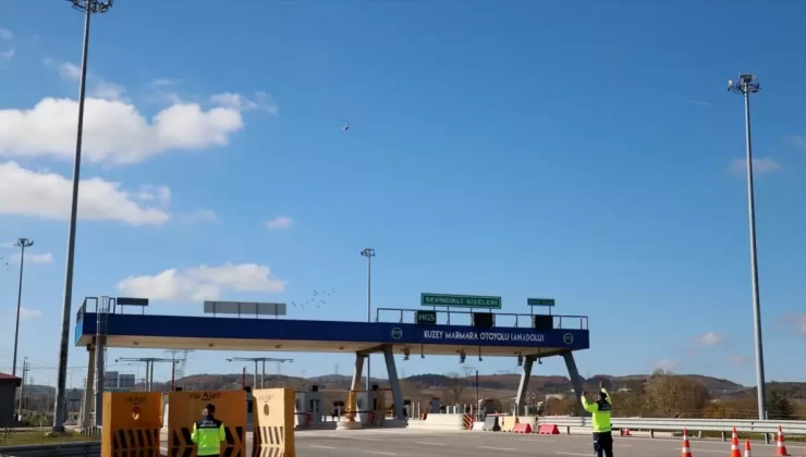 Kuzey Marmara Otoyolu’nda Cayrokopterli Denetim