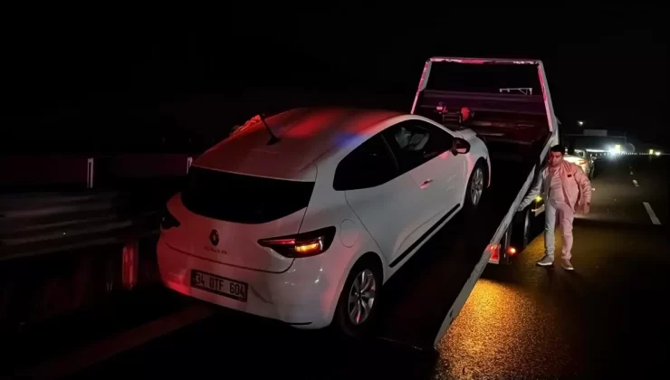 Kuzey Marmara Otoyolu’nda kaza: 2 yaralı