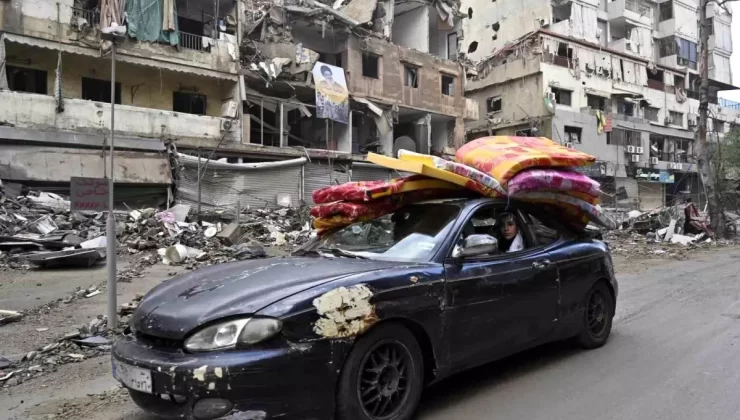 Lübnan’da Siviller Evlerine Dönmeye Başladı