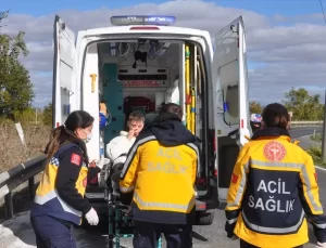 Lüleburgaz’da Motosiklet Kazası