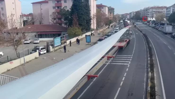 Lüleburgaz’da Rüzgar Türbinleri Taşınıyor