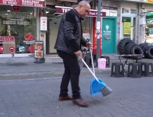 Lüleburgazlı Esnaf Ayhan Karabıyık’tan Çevre Duyarlılığı Örneği