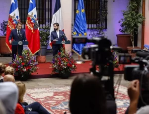 Macron Şili’yi Ziyaret Etti