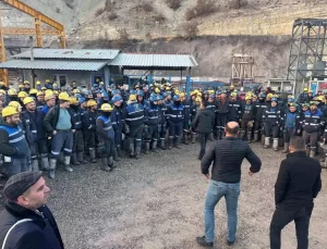 Madenciler Özelleştirmeye Karşı Eylemde