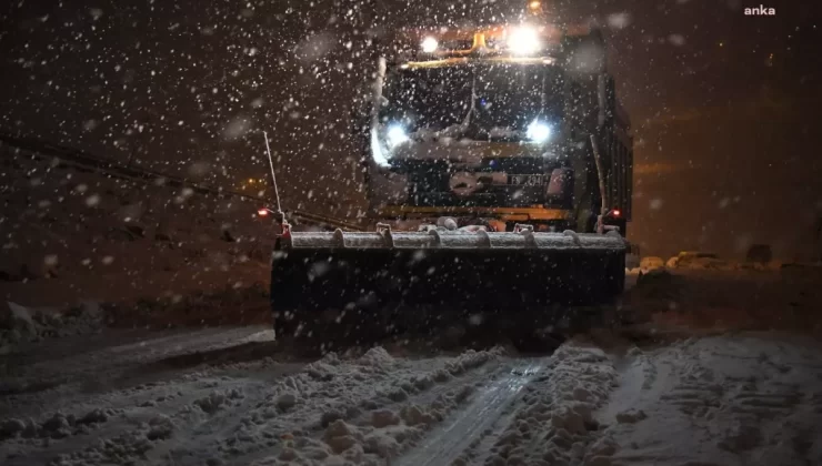 Malatya’da Kar Yağışı Ulaşımı Etkiledi
