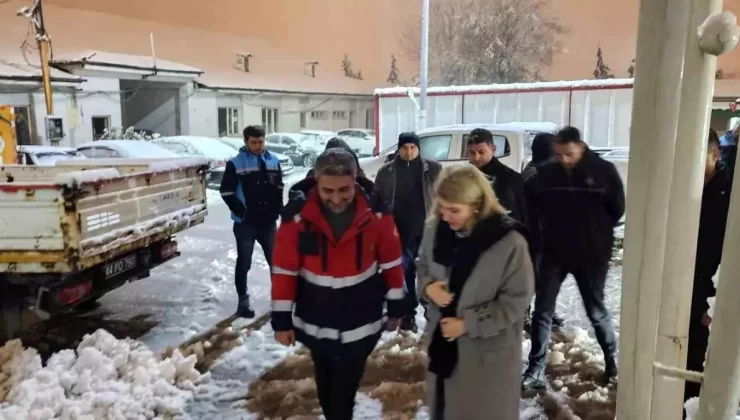 Malatya’da Karla Mücadele Çalışmaları İncelendi