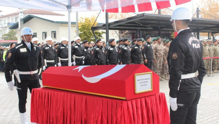 Malatya’da şehit polis memuru Beykoz son yolculuğuna uğurlandı