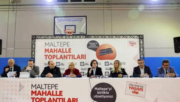 Maltepe’de Mahalle Toplantıları Devam Ediyor