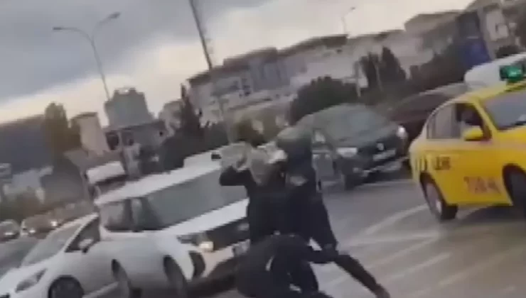 Maltepe’de Motosikletli Kurye Saldırıya Uğradı