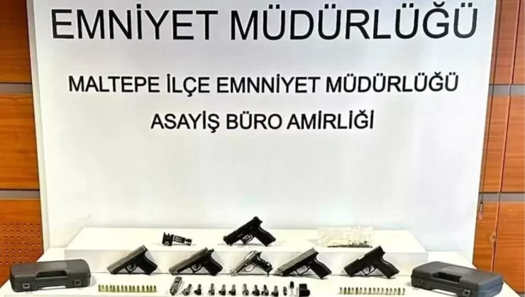 Maltepe’de Yasa Dışı Silah Ticareti Operasyonu