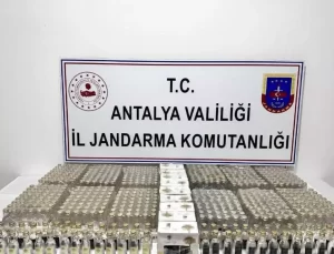 Manavgat’ta Kaçak Alkol Operasyonu