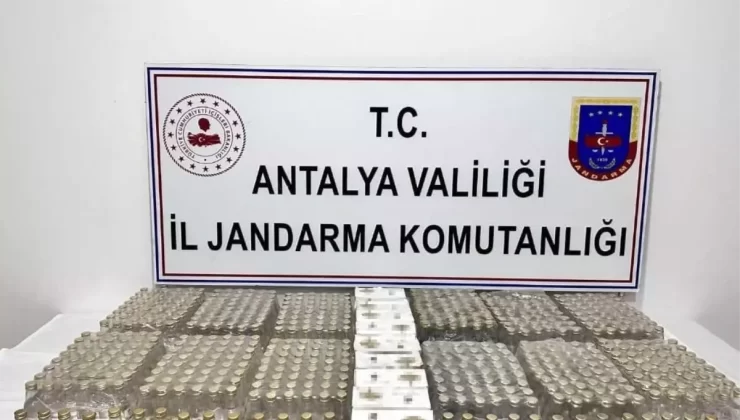 Manavgat’ta Kaçak Alkol Operasyonu