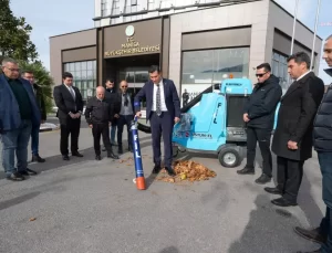 Manisa Büyükşehir Belediyesi Elektrikli Vakumlu Süpürge Buyuğu ile Temizlikte Yeni Dönem Başlatıyor
