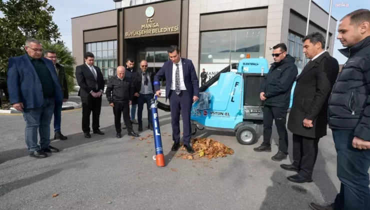 Manisa Büyükşehir Belediyesi Elektrikli Vakumlu Süpürge Buyuğu ile Temizlikte Yeni Dönem Başlatıyor
