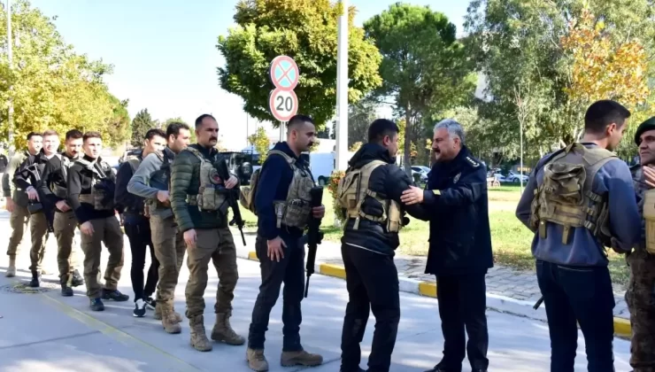 Manisa Özel Harekat Personeli Afrin’e Uğurlandı