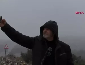 Manisa’da Spil Dağı’na İlk Kar Düştü