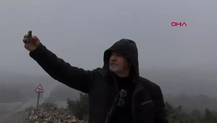 Manisa’da Spil Dağı’na İlk Kar Düştü