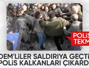 Mardin’de kayyum gerginliği: DEM’liler polise saldırdı