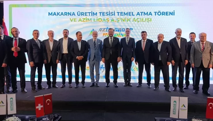 Mardin’de Makarna Üretim Tesisi Temeli Atıldı