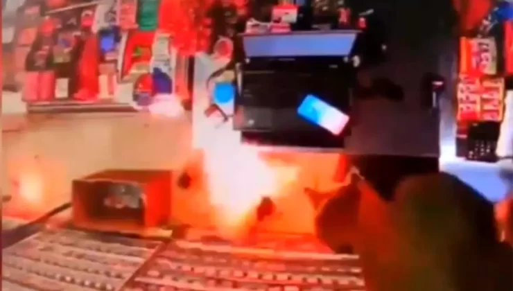 Market Yangınında Korku Dolu Anlar