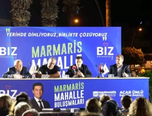 Marmaris’te ‘Mahalle Buluşmaları’ ile Vatandaşların Sesi Dinleniyor