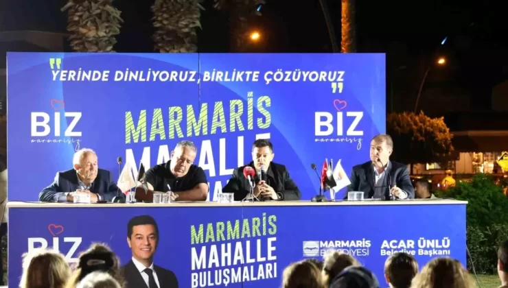 Marmaris’te ‘Mahalle Buluşmaları’ ile Vatandaşların Sesi Dinleniyor