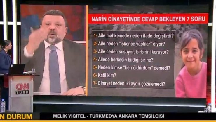 Melik Yiğitel’den Narin’in katillerine: Allah belanızı versin