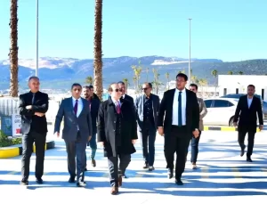 Mersin Valisi Pehlivan, Ceyport Uluslararası Taşucu Limanı’nda İncelemelerde Bulundu