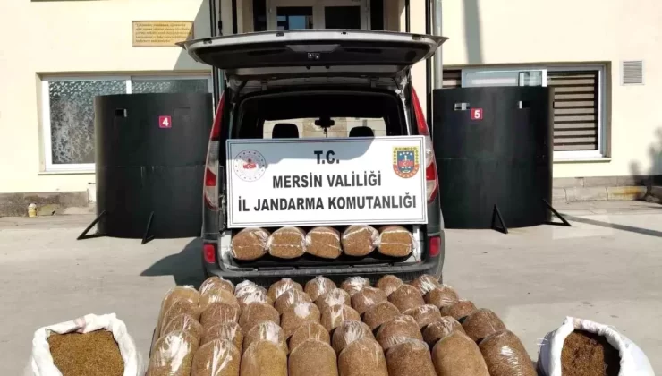 Mersin’de 455 kg Kaçak Tütün Ele Geçirildi