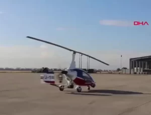 Mersin’de Cayrokopter ile Hava Trafik Denetimi