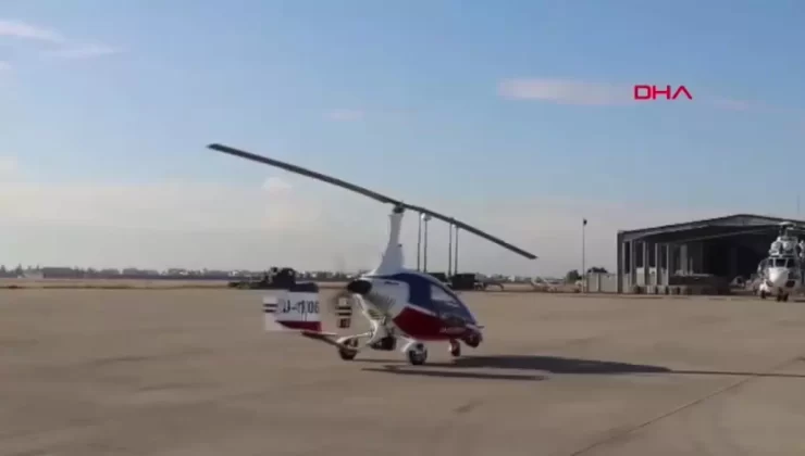 Mersin’de Cayrokopter ile Hava Trafik Denetimi