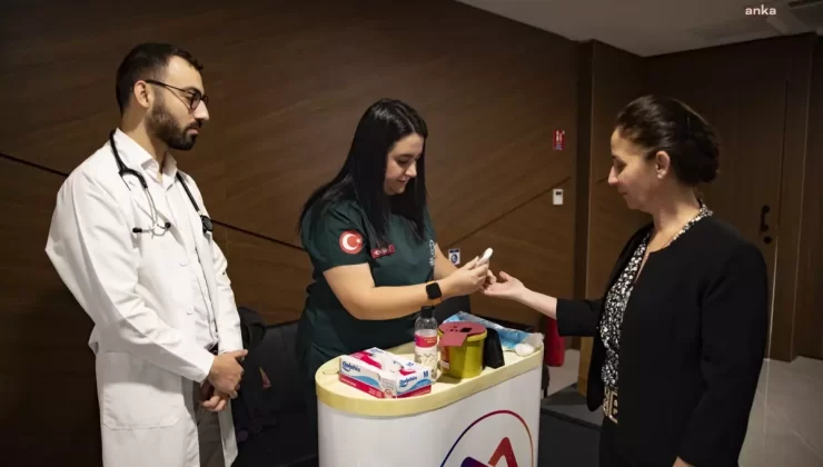 Mersin’de Diyabet Farkındalığı için Kan Taraması Yapıldı