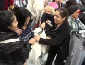 Mersin’de Kıyafet Mağazası Açılışında İzdiham