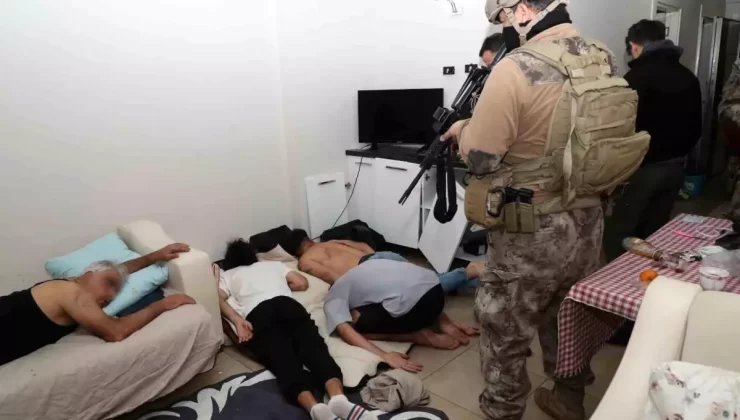 Mersin’de Suç Örgütü Operasyonu
